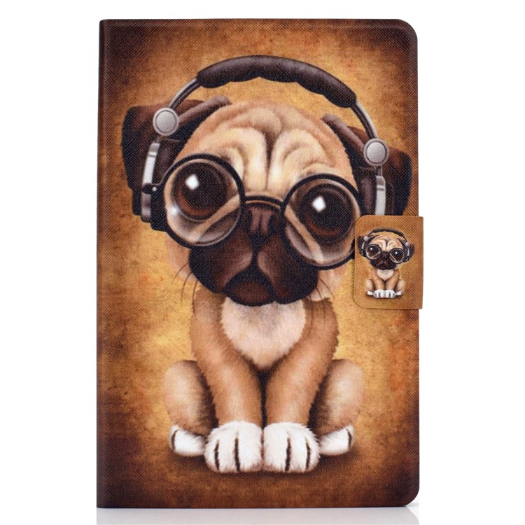 A Impressão De Padrões De Cobertura PU Titular Do Cartão De Couro Comprimido Para A Maçã Ipad 10,2 (2019) - Passatempo Da Música-2