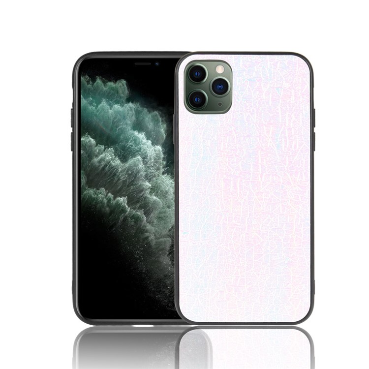 

PU Leather Coated TPU Phone Cover for iPhone 11 Pro Max 6.5 inch (2019) - Pink, iPhone 11 Pro Max 6.5 inch