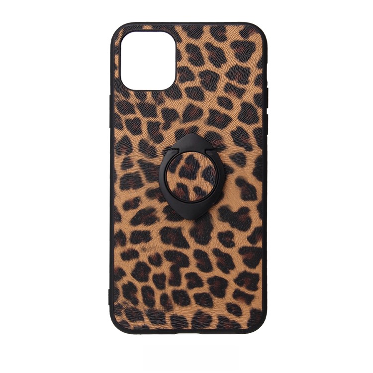 

PU Leather+TPU Phone Casing with Kickstand for iPhone 11 Pro Max 6.5 inch (2019) - Leopard, iPhone 11 Pro Max 6.5 inch