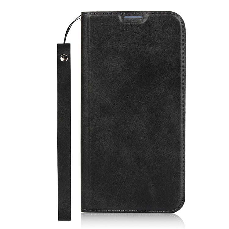 Leather Stand Case with Card Slot for iPhone 11 Pro 5.8 inch - Black-2