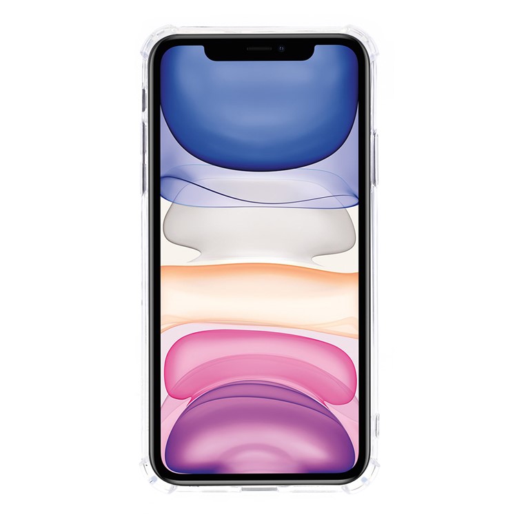 ROAR Amour Air Cushion Shock-resistant HD Clear Acrylic+TPU Phone Case for iPhone 11 6.1-inch-3