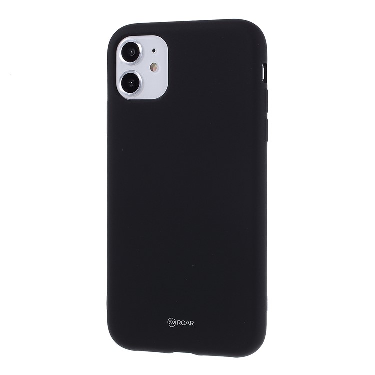 ROAR Matte Texture Fluorescence TPU Phone Case for iPhone 11 6.1-inch - Black-2