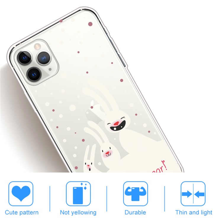 Pattern Printing TPU Phone Case for iPhone 11 Pro Max 6.5 inch (2019) - Happy New Year-5