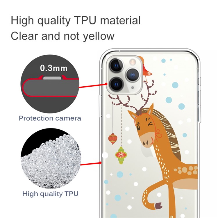 Pattern Printing TPU Phone Case for iPhone 11 Pro Max 6.5 inch (2019) - Deer-3