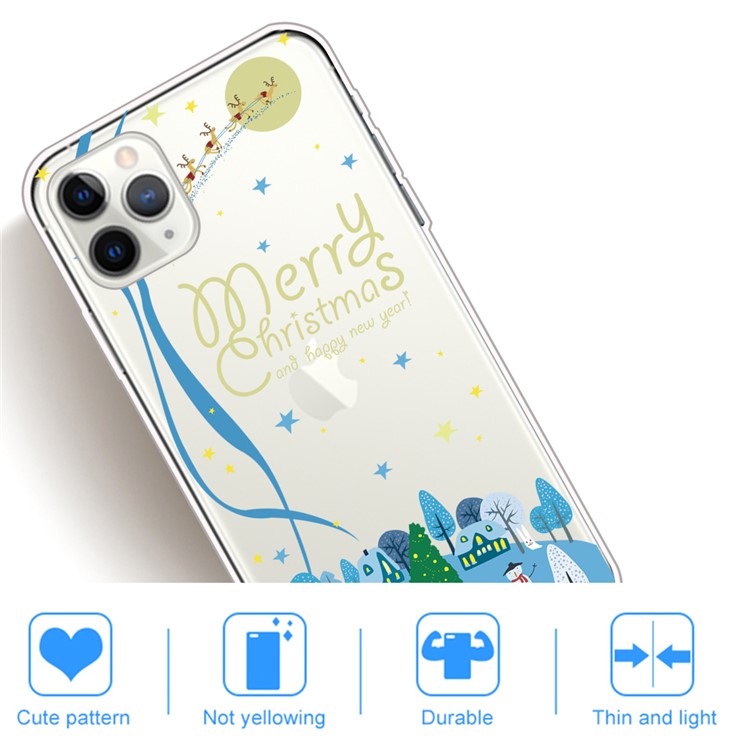 Christmas Series IMD TPU Case for iPhone 11 Pro 5.8 inch - Merry Christmas-5