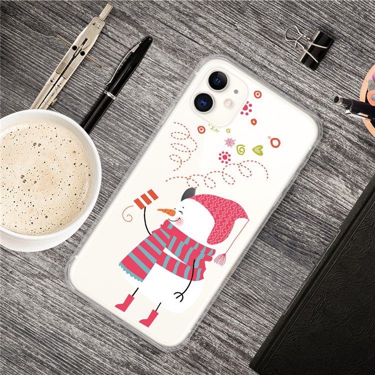 Christmas Style Pattern Printing TPU Phone Case for iPhone 11 6.1-inch - Style A-2