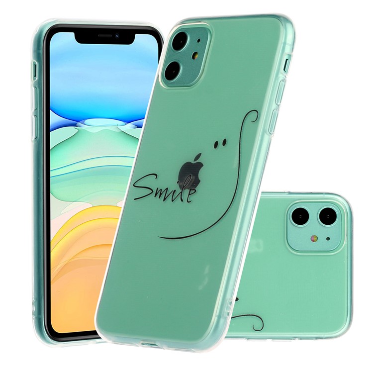 Impresión TPU Caso Móvil Para El Iphone 11 6,1 Pulgadas - Sonreír-1