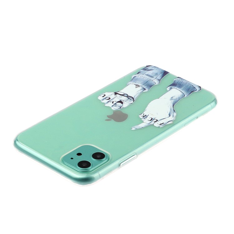 Impression TPU Étui Mobile Pour IPhone 11 6.1 Pouces - Doigt-4