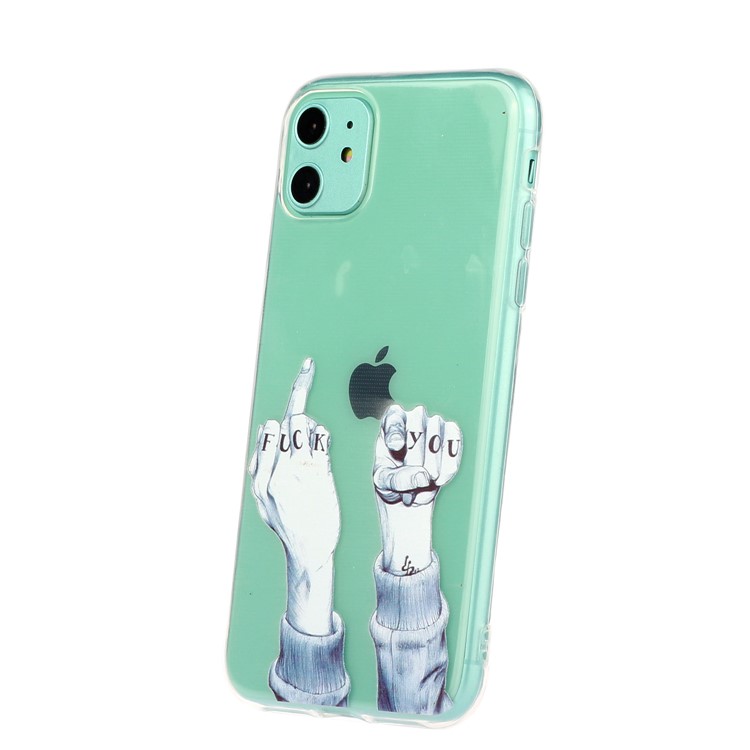 Impression TPU Étui Mobile Pour IPhone 11 6.1 Pouces - Doigt-6