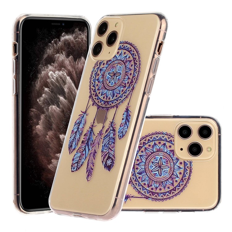 Cas D'impression De Motif De Téléphone De TPU Pour IPhone 11 Pro Max 6,5 Pouces - Attrapeur De Rêves-1