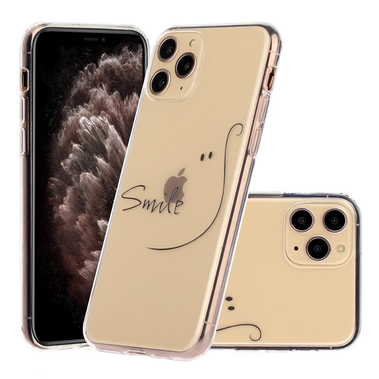 Caja Del Teléfono De La Impresión Del Patrón De TPU Para El Iphone 11 Pro Máximo De 6,5 Pulgadas - Sonreír-1