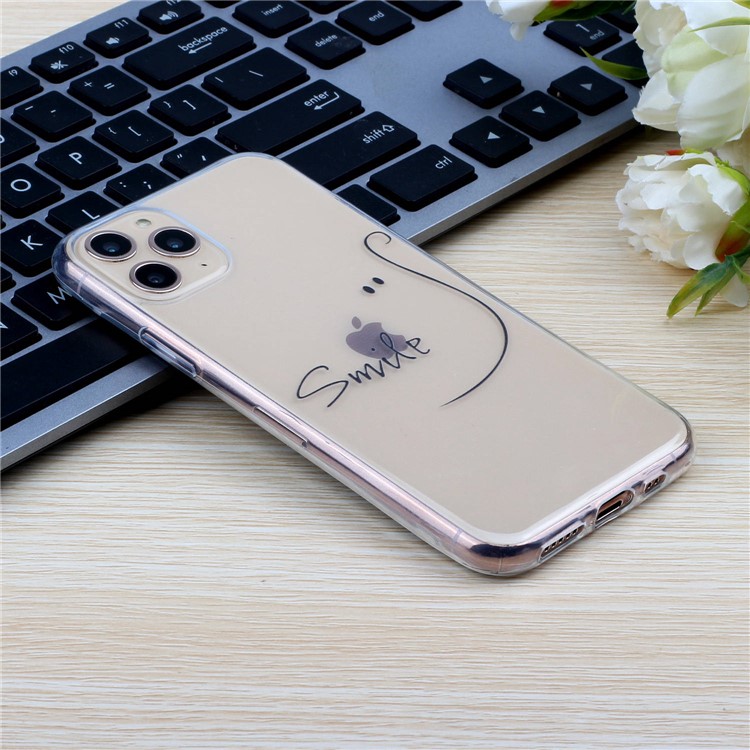 Caja Del Teléfono De La Impresión Del Patrón De TPU Para El Iphone 11 Pro Máximo De 6,5 Pulgadas - Sonreír-7