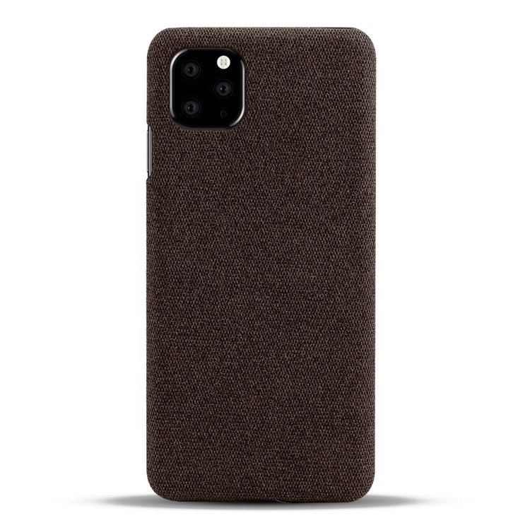 Cloth Texture PC Hard Case for iPhone 11 Pro Max 6.5 inch - Coffee-3