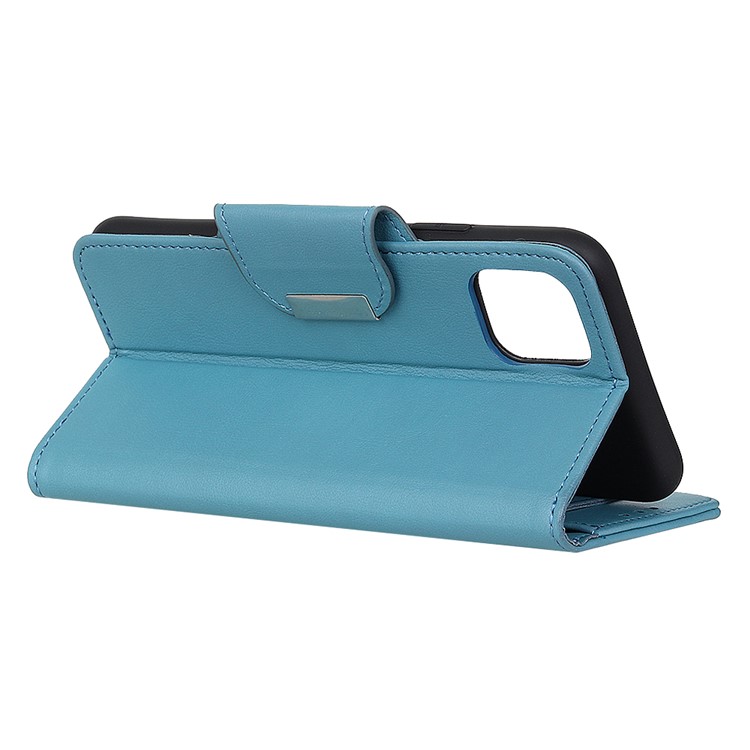 Multiple Card Slots Stand Leather Wallet Phone Case for iPhone 11 6.1-inch - Baby Blue-5