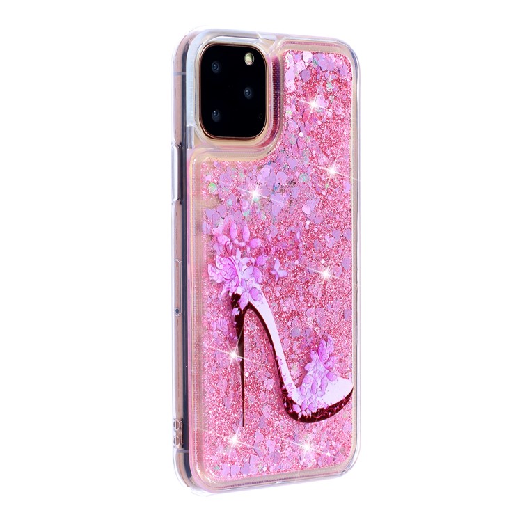 Musterdruckprägungen Glitterpulver Treibsand TPU Telefonkasten Für Iphone 11 Pro 5,8 Inch - Stöckelschuhe-4