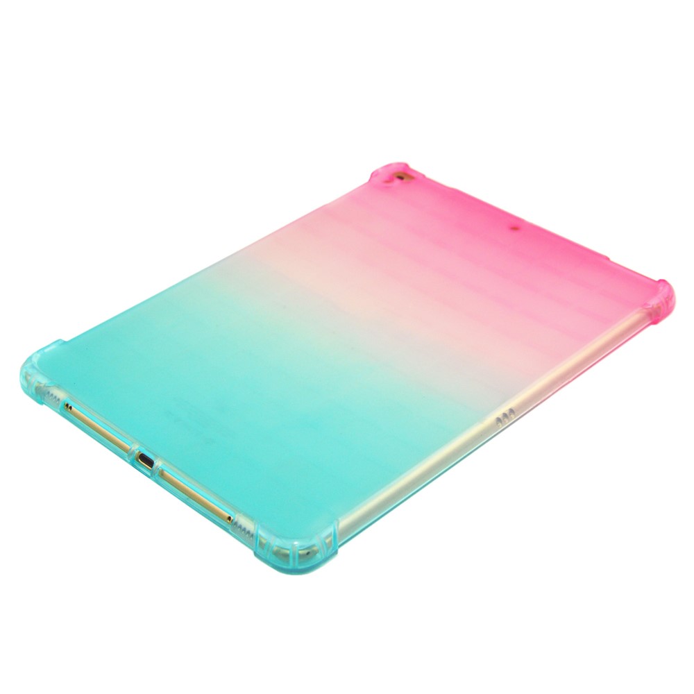 Colorful Air Cushion TPU Cover Case for Apple iPad 10.2 (2020) (2019)/Pro 10.5-inch (2017)/Air 10.5 inch (2019)/Pro 10.5-inch (2017)/Air 10.5 inch (2019) - Pink/Green-3