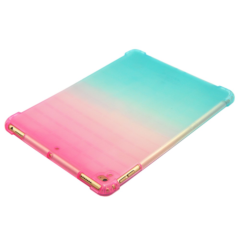 Colorful Air Cushion TPU Cover Case for Apple iPad 10.2 (2020) (2019)/Pro 10.5-inch (2017)/Air 10.5 inch (2019)/Pro 10.5-inch (2017)/Air 10.5 inch (2019) - Pink/Green-4