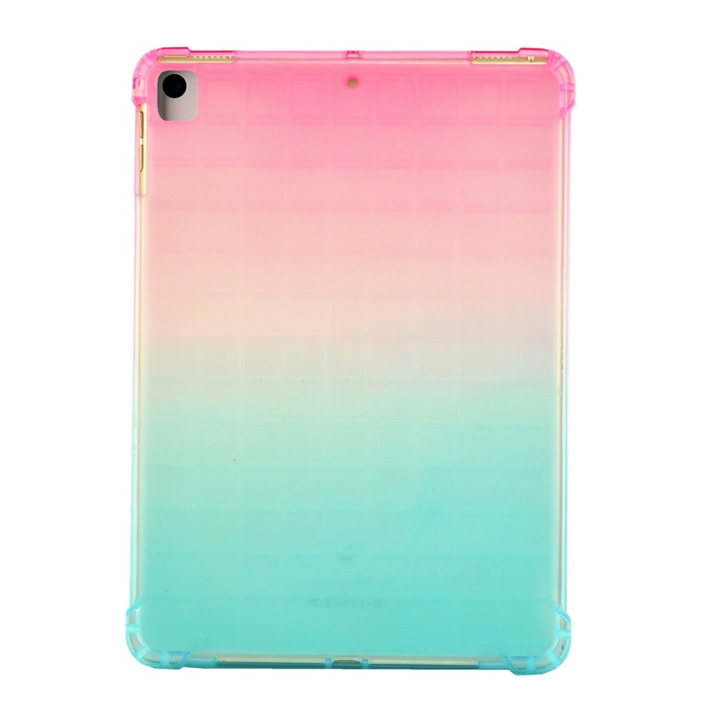 Colorful Air Cushion TPU Cover Case for Apple iPad 10.2 (2020) (2019)/Pro 10.5-inch (2017)/Air 10.5 inch (2019)/Pro 10.5-inch (2017)/Air 10.5 inch (2019) - Pink/Green-7