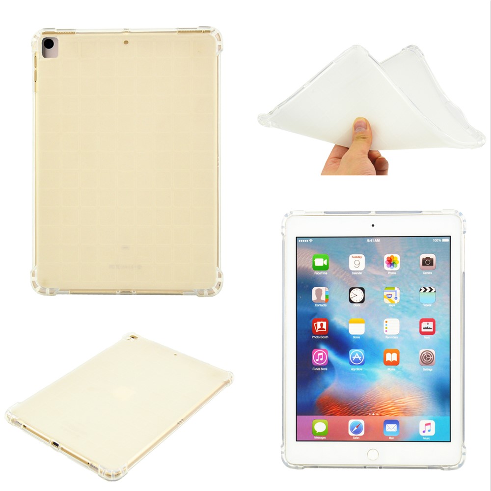 Colorful Air Cushion TPU Cover Case for iPad 10.2 (2021)/(2020)/(2019)/Pro 10.5-inch (2017)/Air 10.5 inch (2019) - Clear