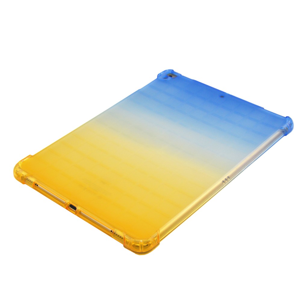 Colorful Air Cushion TPU Cover Case for Apple iPad 10.2 (2020) (2019)/Pro 10.5-inch (2017)/Air 10.5 inch (2019) - Blue/Yellow-3