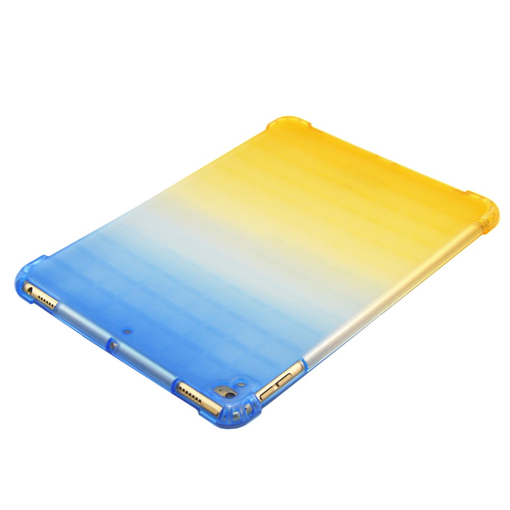 Colorful Air Cushion TPU Cover Case for Apple iPad 10.2 (2020) (2019)/Pro 10.5-inch (2017)/Air 10.5 inch (2019) - Blue/Yellow-4