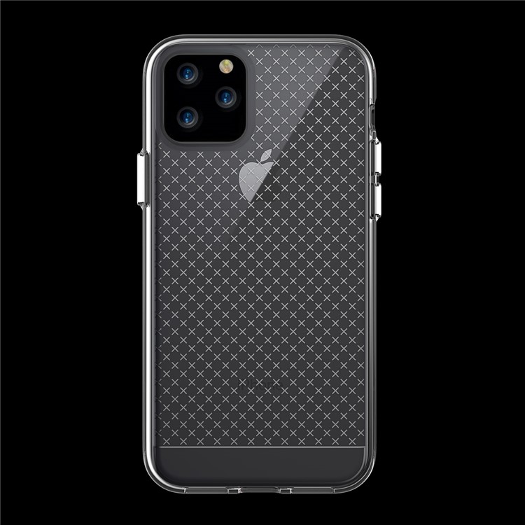 For iPhone 11 Pro Max 6.5 inch Cross Pattern Soft TPU Phone Protective Case-3