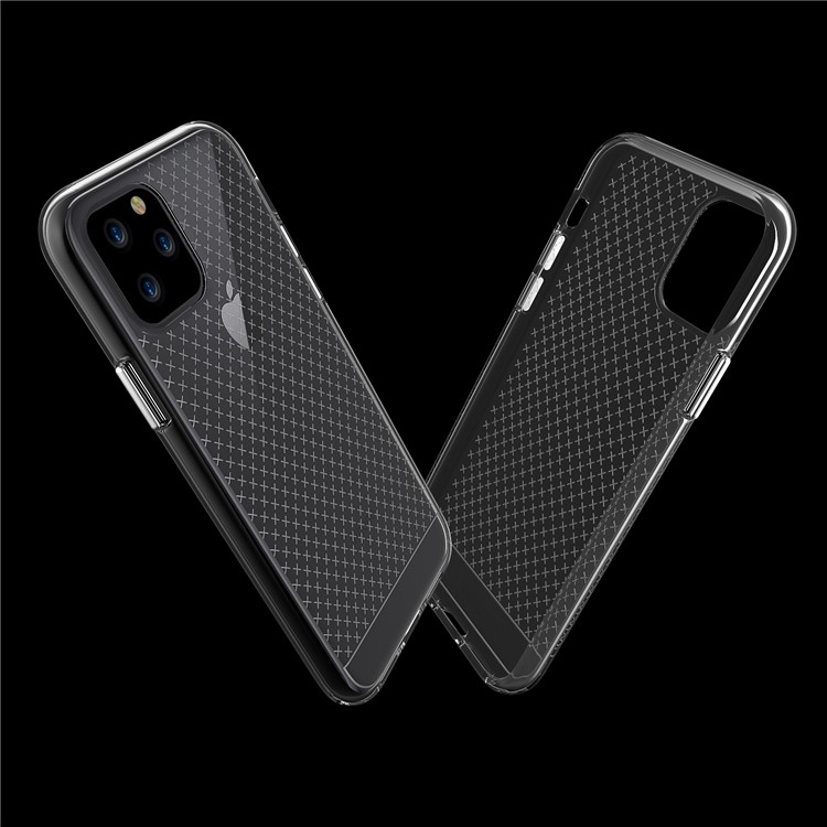 For iPhone 11 Pro Max 6.5 inch Cross Pattern Soft TPU Phone Protective Case-5