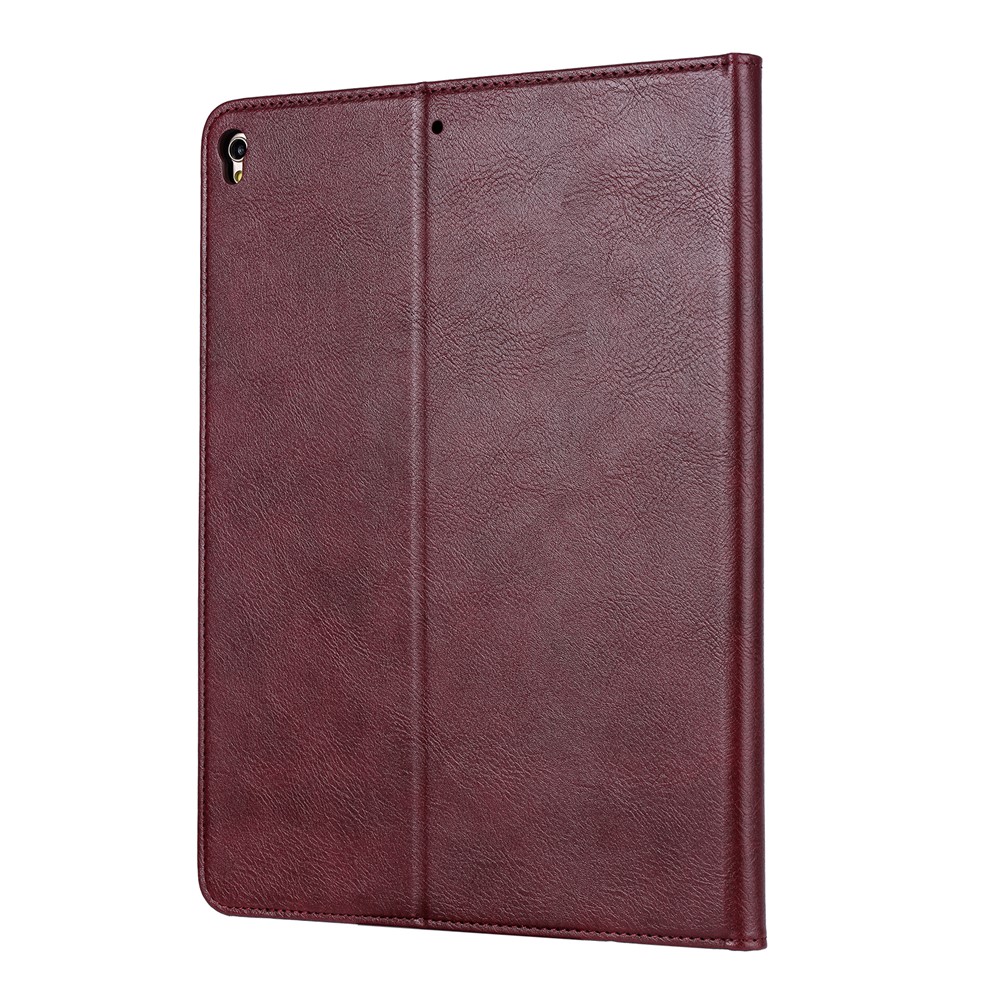 Auto-absorbed PU Leather Wallet Stand Tablet Case with Pen Slot for iPad 10.2 (2019) - Wine Red-3