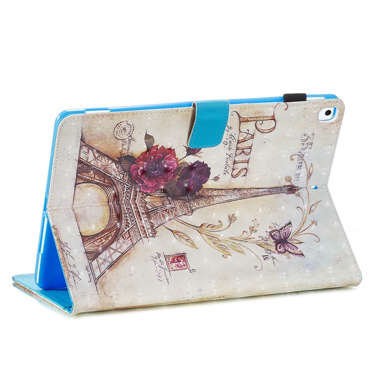 3D-Muster PU-Leder Standplatz Fall Shell Tablette Druck Für Ipad 10.2 (2019) - Turm-8
