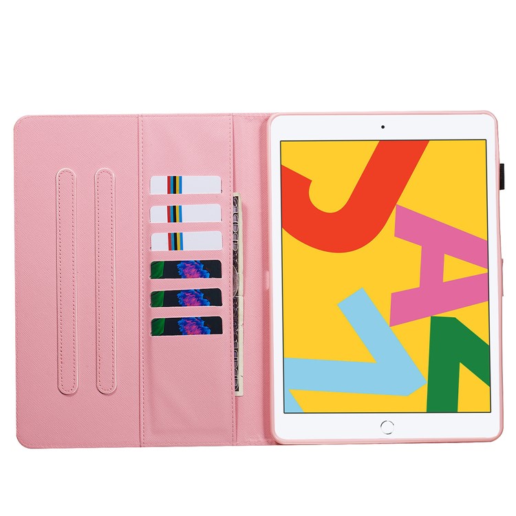 3D Pattern Printing PU Leather Stand Shell Tablet Case for iPad 10.2 (2019) - Owls-6