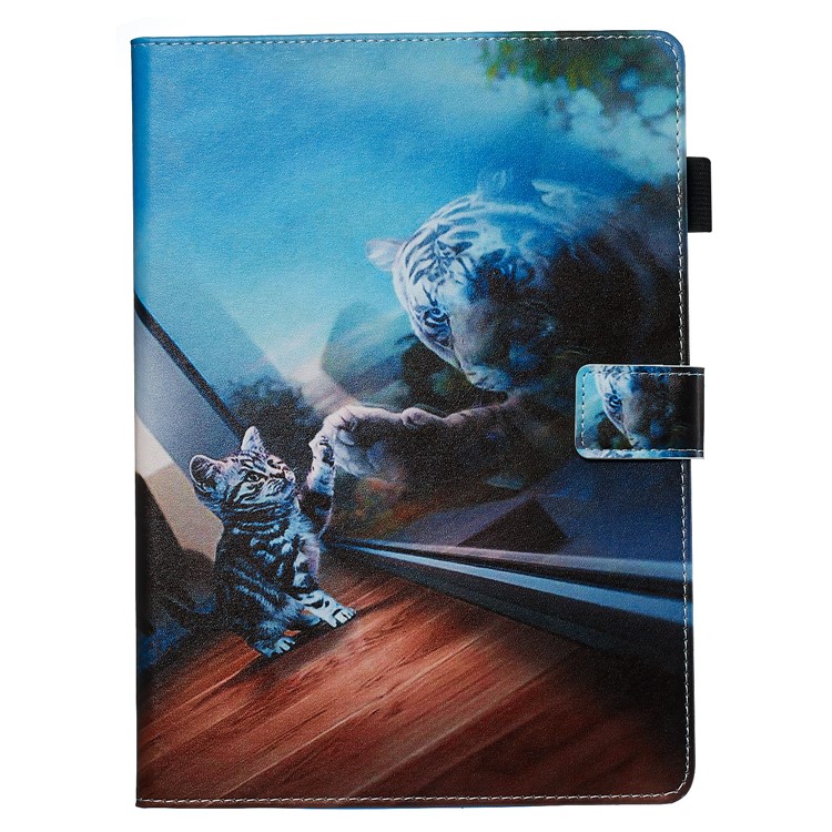 Pattern Printing PU Leather Stand Wallet Protective Tablet Case for iPad Pro 10.2 - Reflection-2