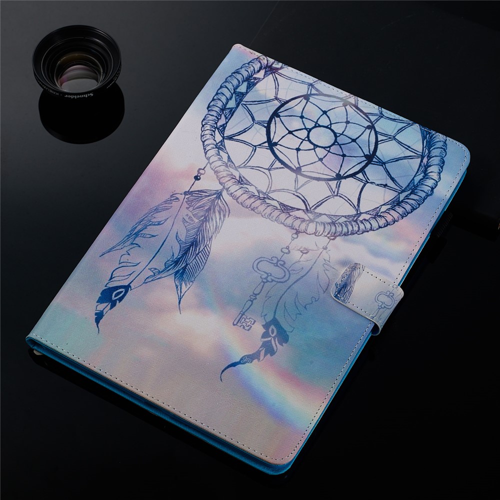 Pattern Printing Leather Wallet Stand Tablet Case for iPad 10.2 (2019) - Dream Catcher-10