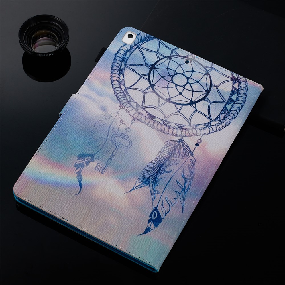 Pattern Printing Leather Wallet Stand Tablet Case for iPad 10.2 (2019) - Dream Catcher-11