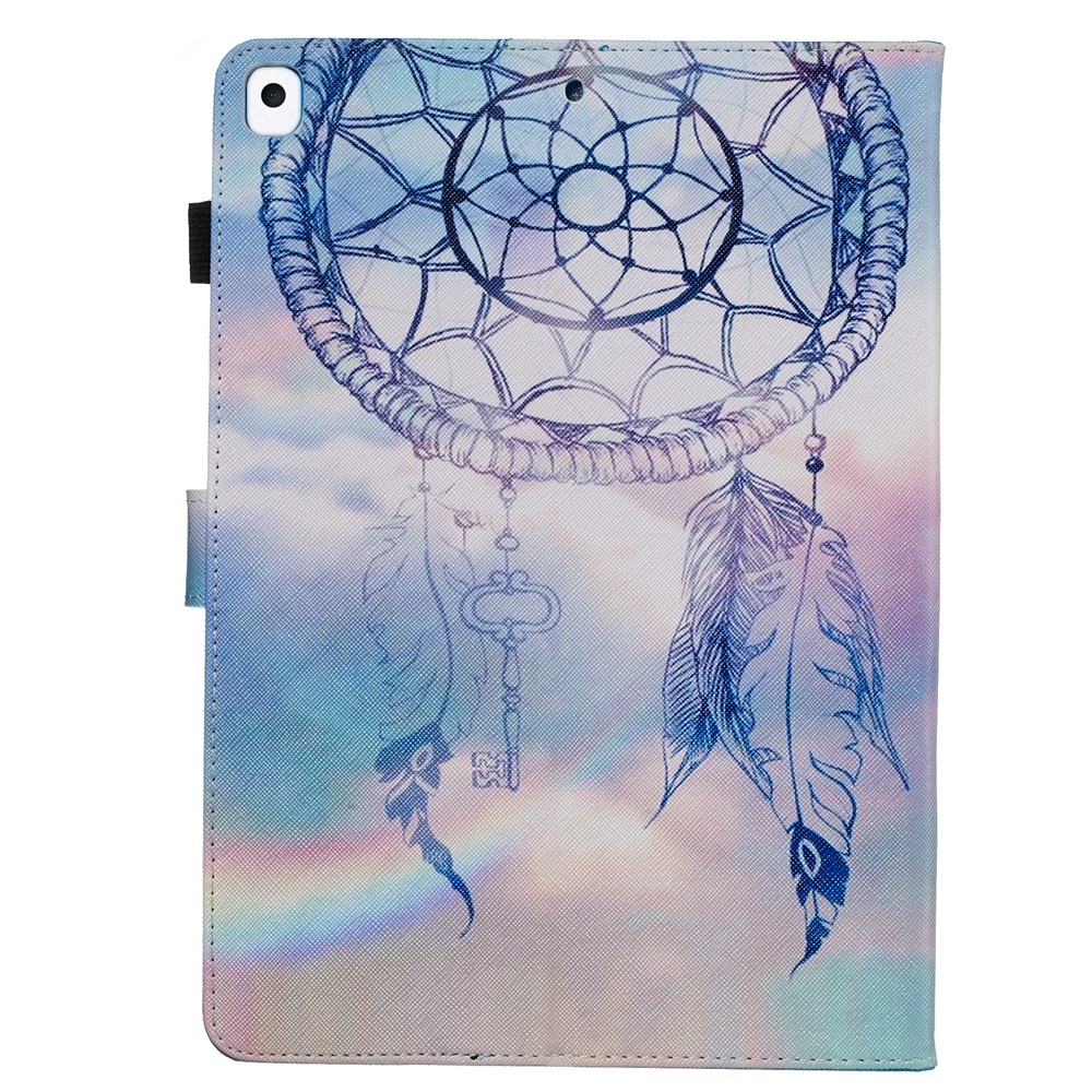 Pattern Printing Leather Wallet Stand Tablet Case for iPad 10.2 (2019) - Dream Catcher-3