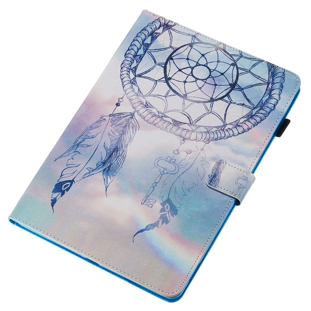 Pattern Printing Leather Wallet Stand Tablet Case for iPad 10.2 (2019) - Dream Catcher-4