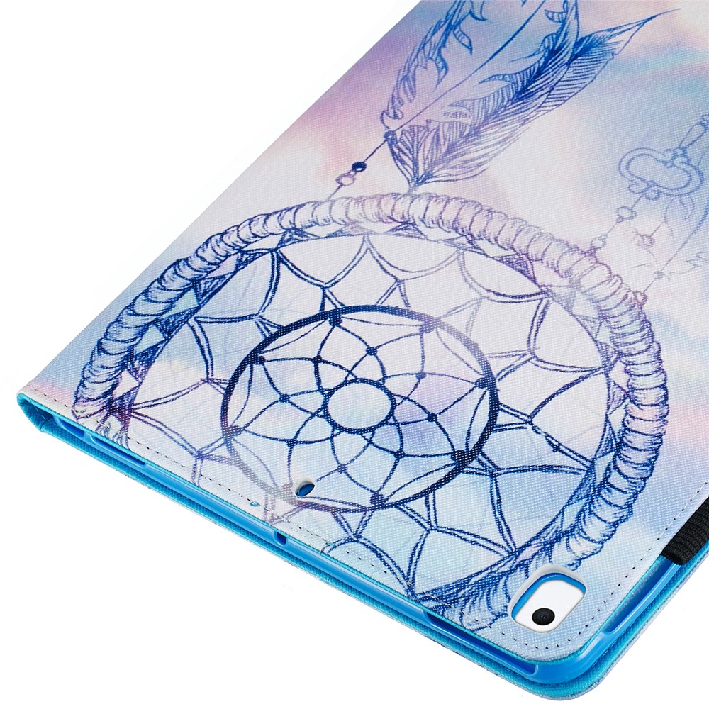 Pattern Printing Leather Wallet Stand Tablet Case for iPad 10.2 (2019) - Dream Catcher-5