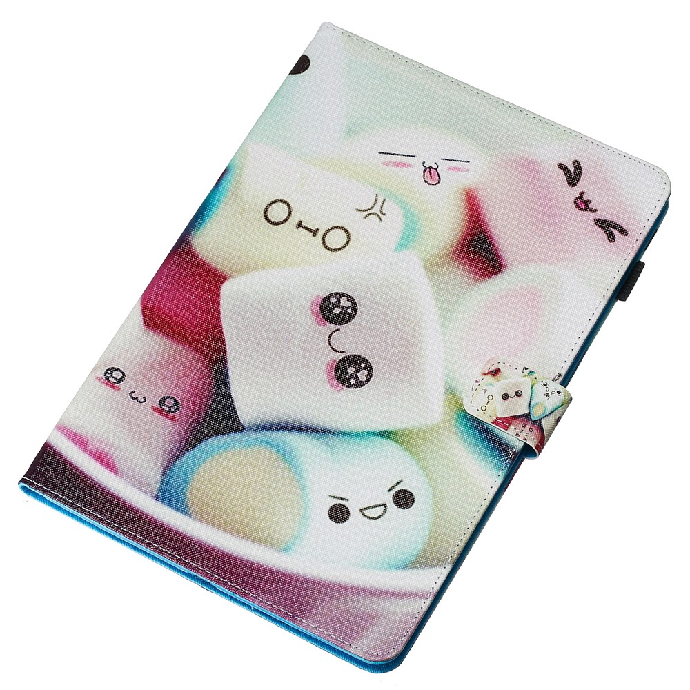 Pattern Printing Leather Wallet Stand Tablet Case for iPad 10.2 (2019) - Spun Sugar-4