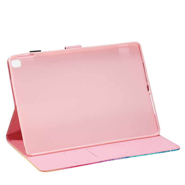 Pattern Printing Leather Wallet Stand Tablet Case for iPad 10.2 (2019) - Never Stop Dreaming-7