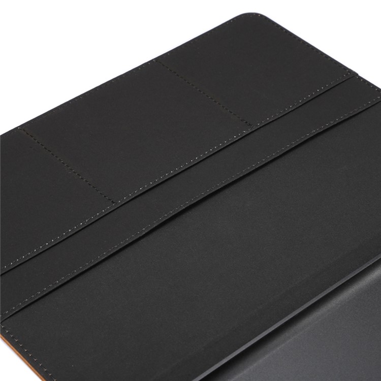 ENKAY for iPad 10.2 (2019) Crazy Horse Texture PU Leather Wallet Stand Auto-wake/sleep Casing Shell - Light Brown-6