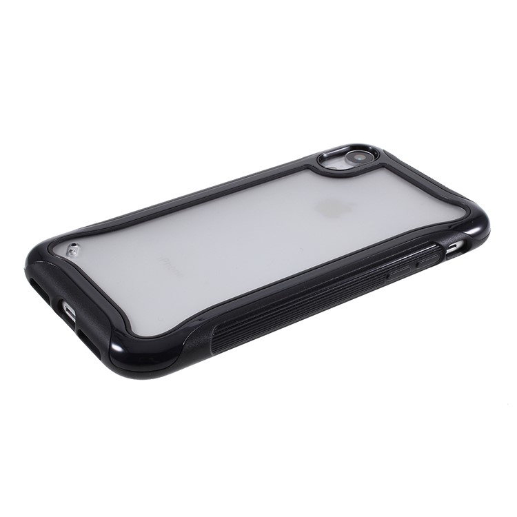 3 in 1 PC + TPU Stylish Casing Cell Shell for iPhone XR 6.1 inch - Black-5