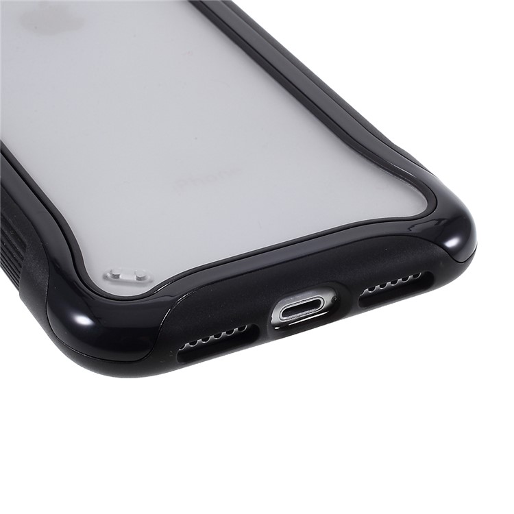3 in 1 PC + TPU Stylish Casing Cell Shell for iPhone XR 6.1 inch - Black-6