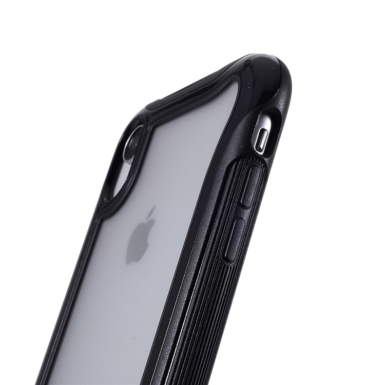 3 in 1 PC + TPU Stylish Casing Cell Shell for iPhone XR 6.1 inch - Black-7
