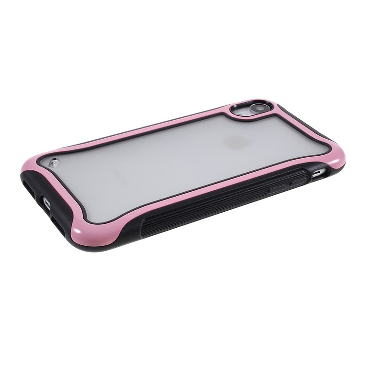 3 in 1 PC + TPU Stylish Casing Cell Shell for iPhone XR 6.1 inch - Pink-3
