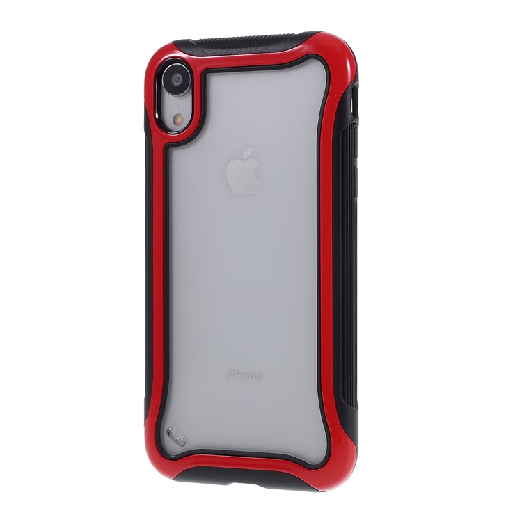 3 In 1 PC + TPU Stilvoll Gehäuseschale Für Zell Iphone XR 6,1 Zoll - Rot-2