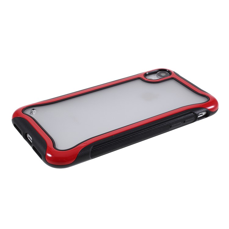 3 In 1 PC + TPU Stilvoll Gehäuseschale Für Zell Iphone XR 6,1 Zoll - Rot-3