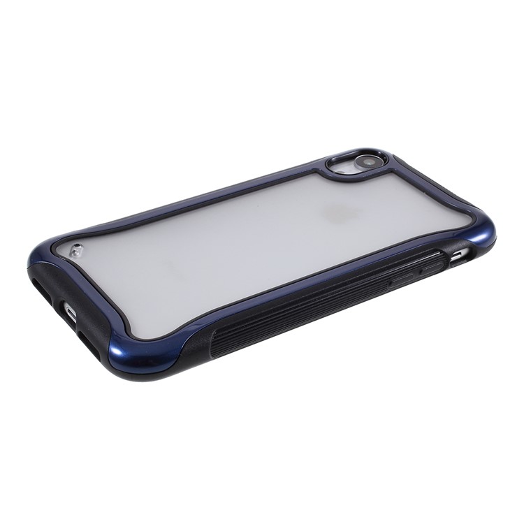 3 in 1 PC + TPU Stylish Casing Cell Shell for iPhone XR 6.1 inch - Blue-3