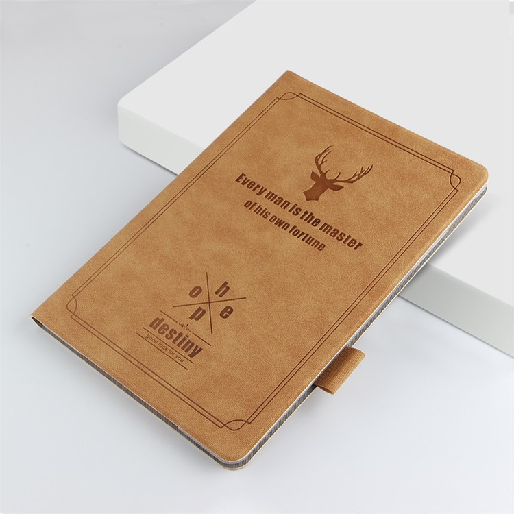 Deer Imprint Skin Ultra-thin PU Leather + PC Tablet Casing Shell for iPad 10.2 (2019) - Brown-6