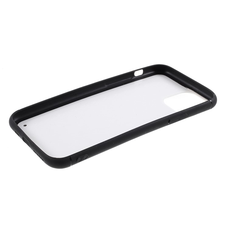 TIVOLAN PU Leather Coated TPU Cover with Ring Holder Kickstand for iPhone 11 Pro 5.8 inch - Black-8