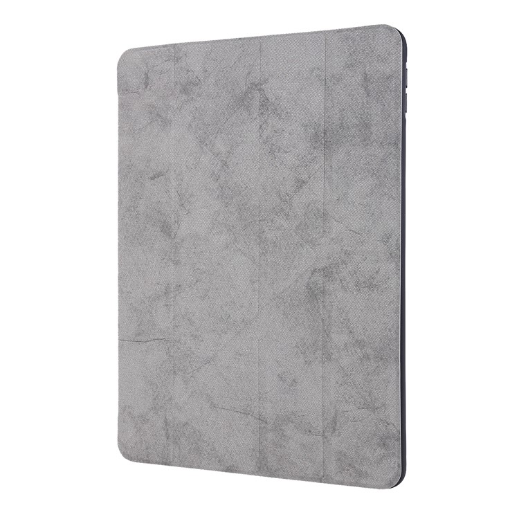 PU Leather Stand Tablet Case Shell with Pen Slot for iPad 10.2 (2019) - Grey-2