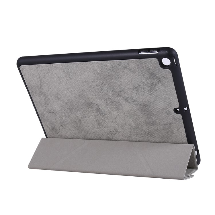 PU Leather Stand Tablet Case Shell with Pen Slot for iPad 10.2 (2019) - Grey-5